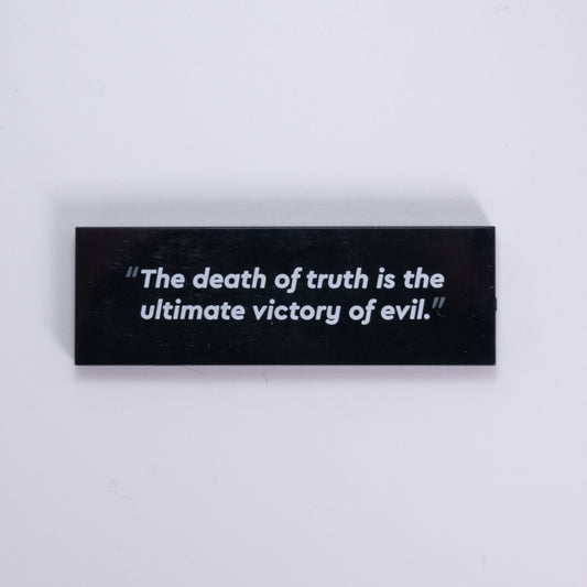 Affluent Activist Quote Placard Tile